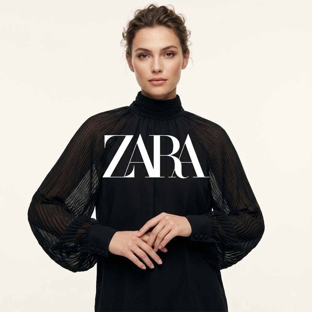 Blouse noire zara taille S