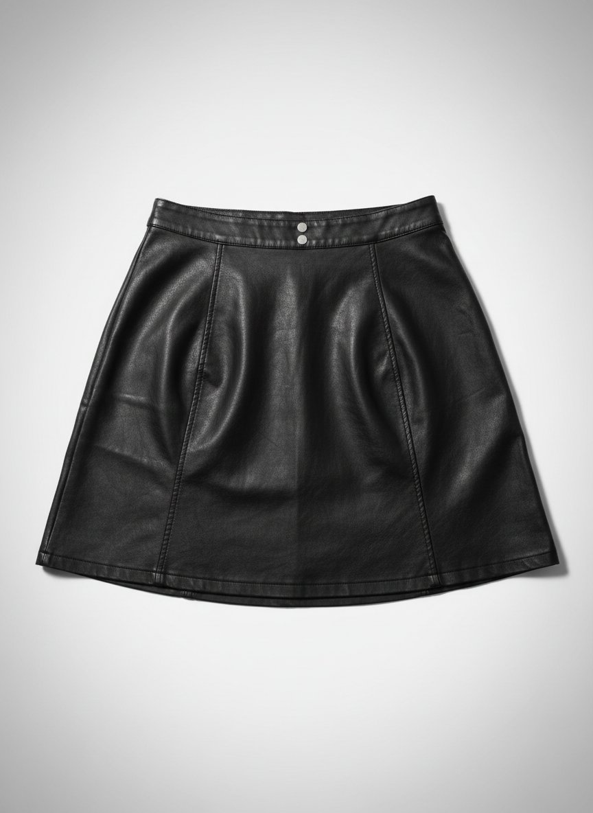 Jupe cuir 