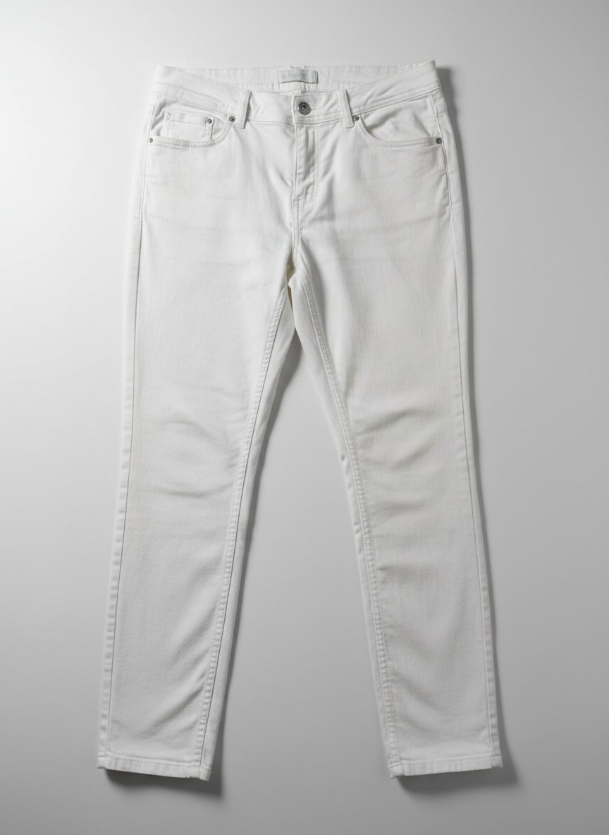 Pantalon femme blanc .