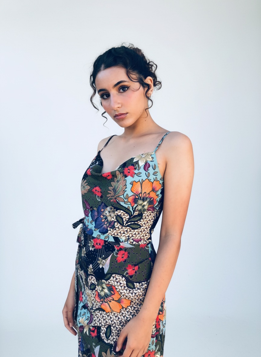 Robe colorée