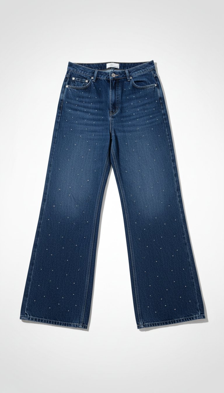Pantalon jeans bling 