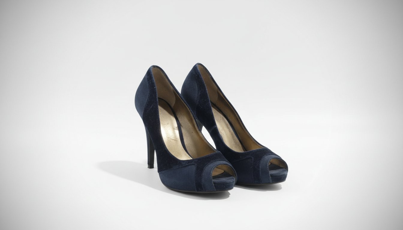 Escarpin bleu marine 