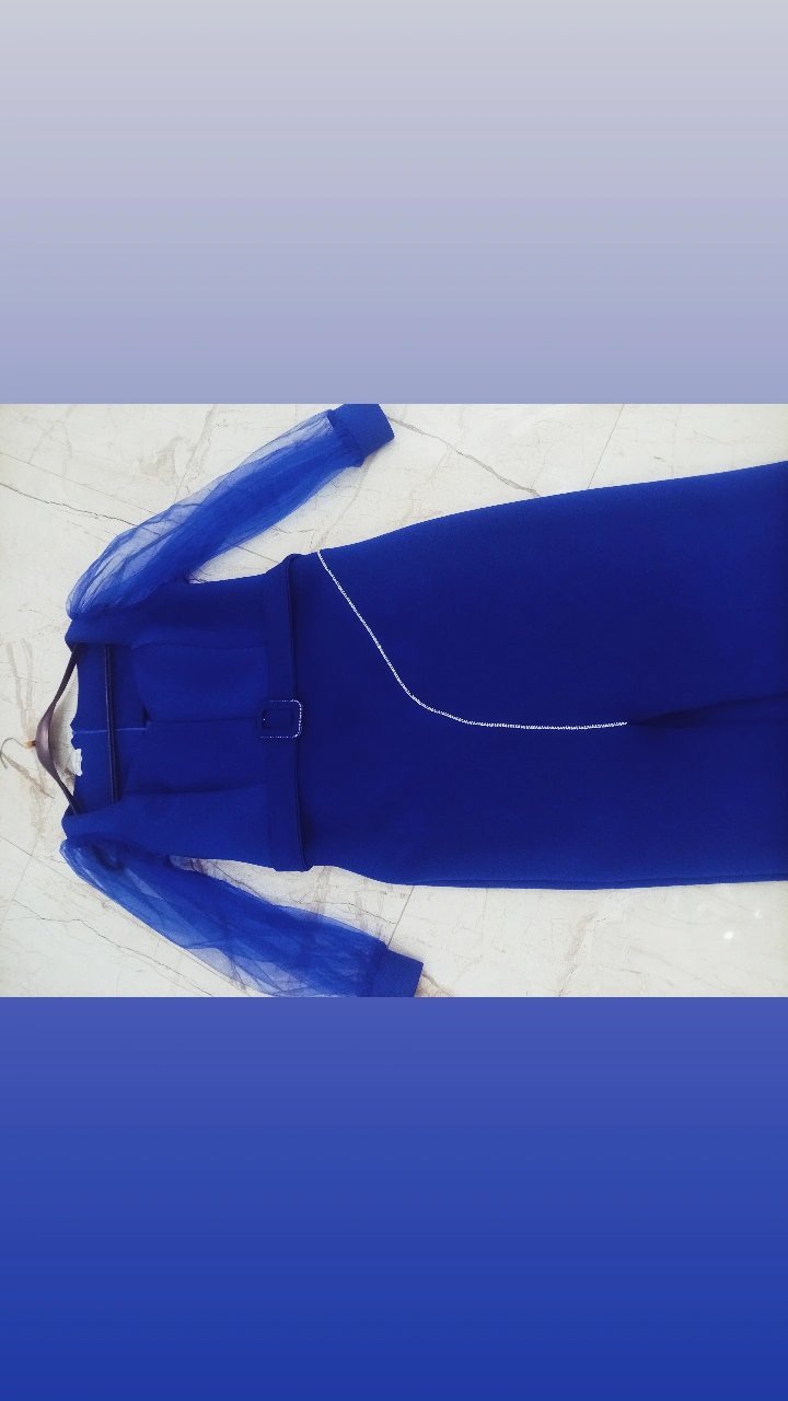 Robe bleu 