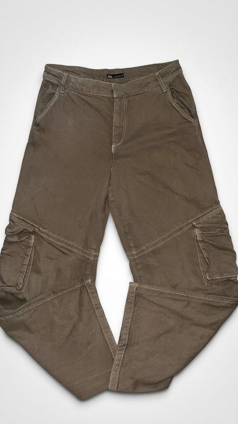 Cargo beige fonce en tres tres bon etat 