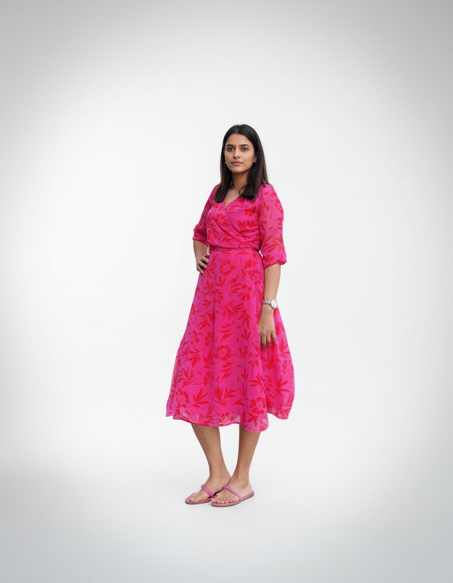 À vendre : robe rose très stylée, en très bon état
