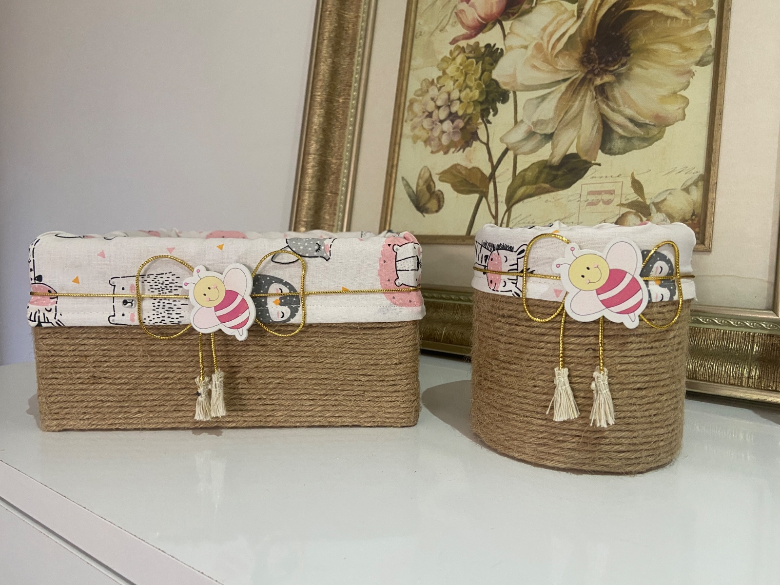 Paniers à rangement pour bébé