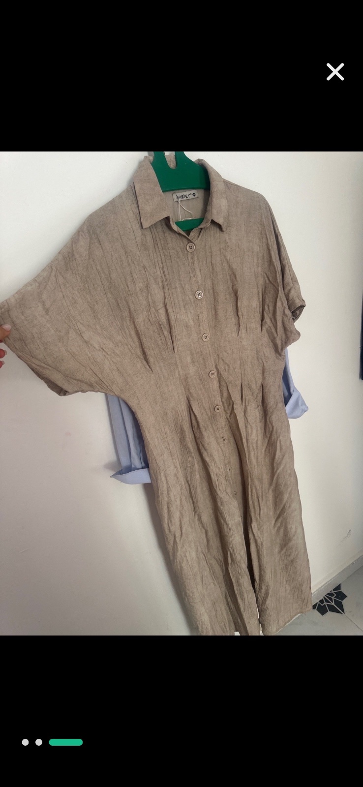 Robe chemise lente