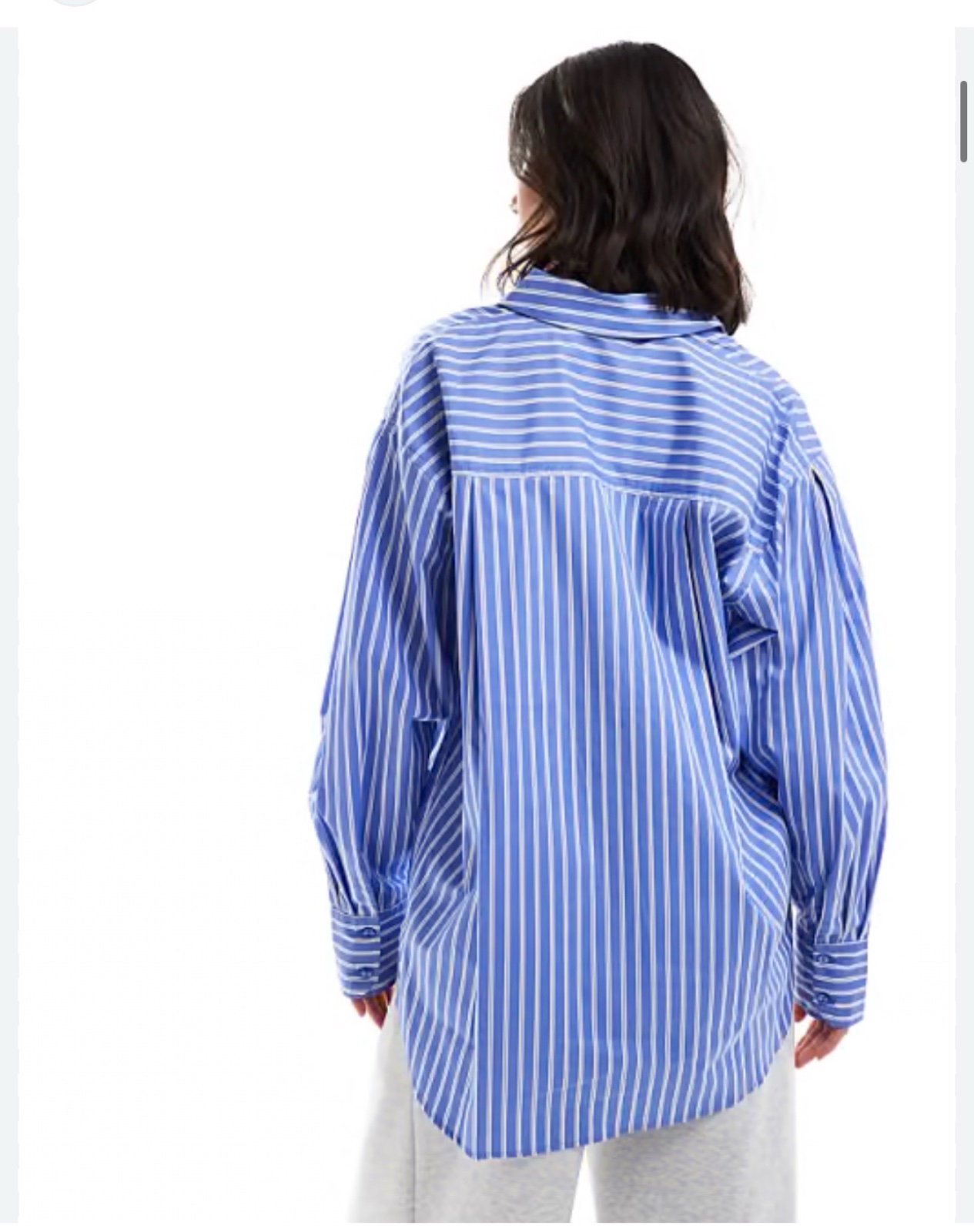 Chemise riée bleu xl