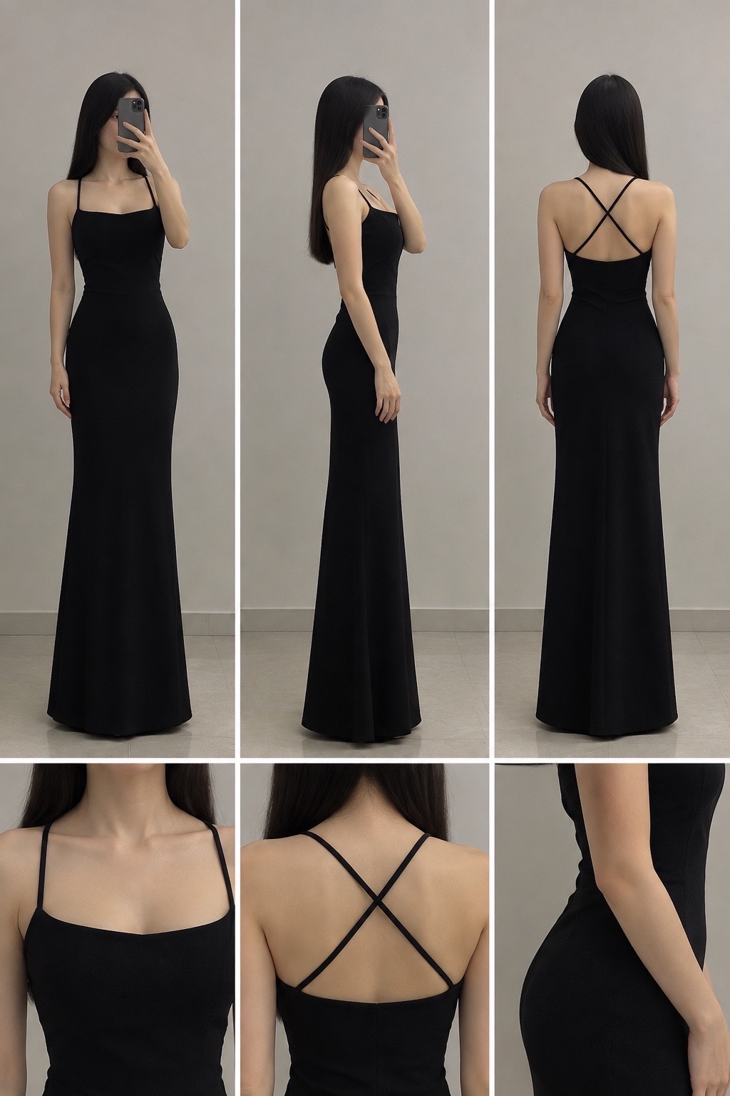 Robe noir taille xs