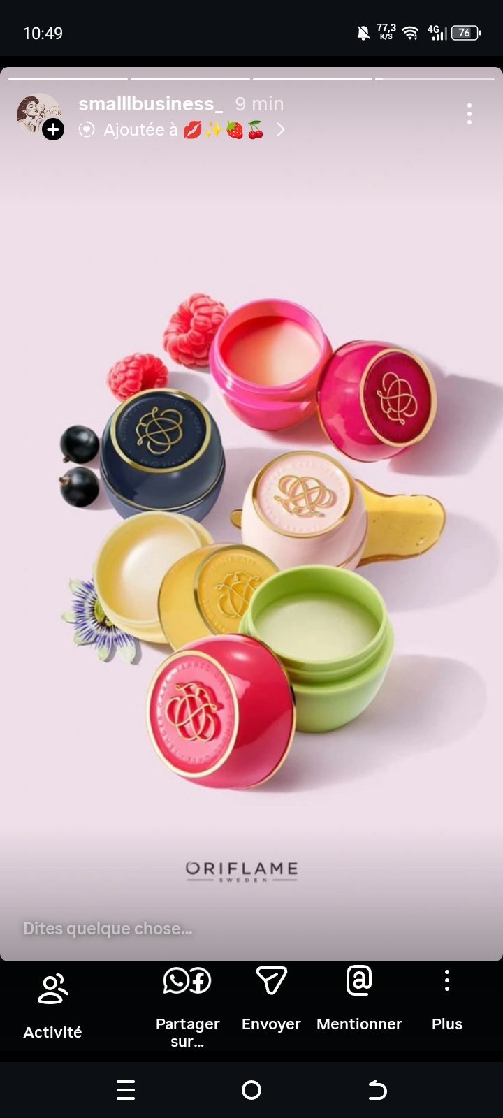 Lip balm🍒🍇🍓