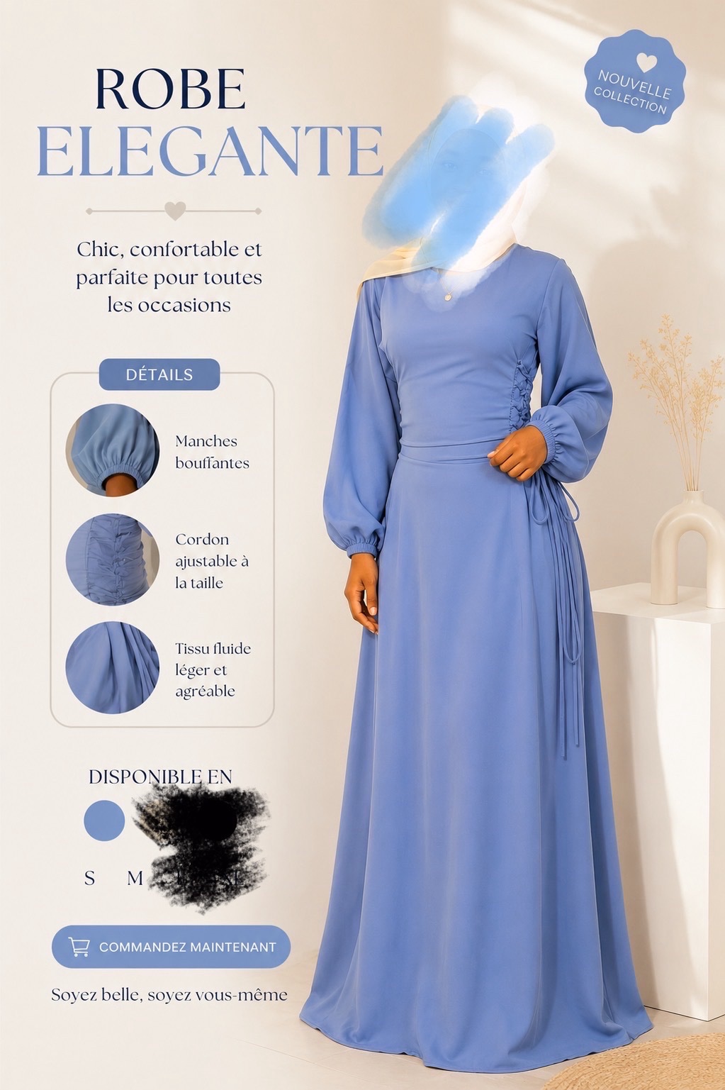 Tres joli robe blue