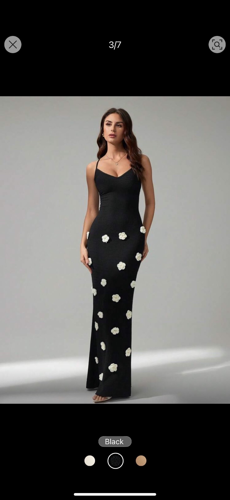 Robe longue sirene shein