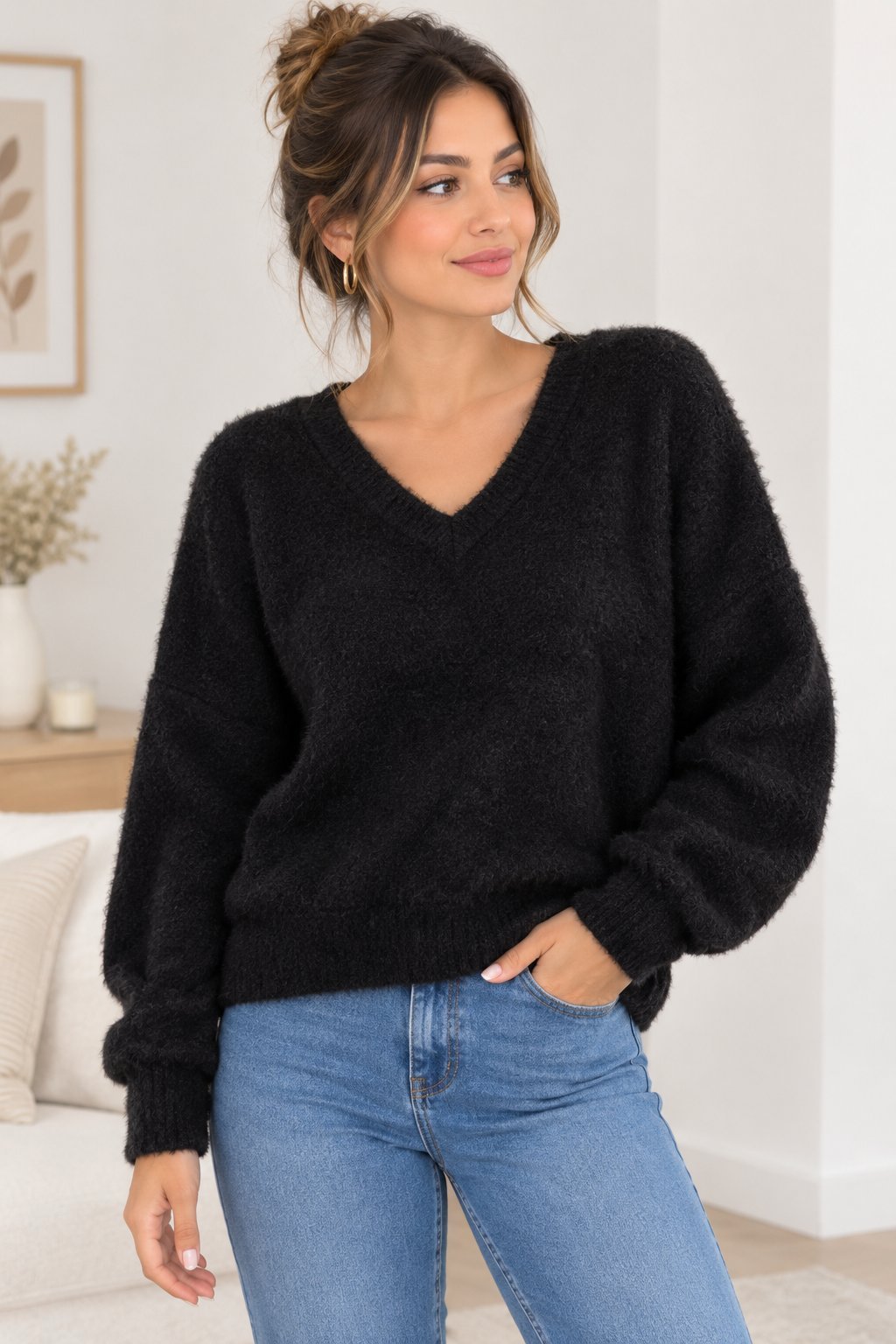 Pull noir 