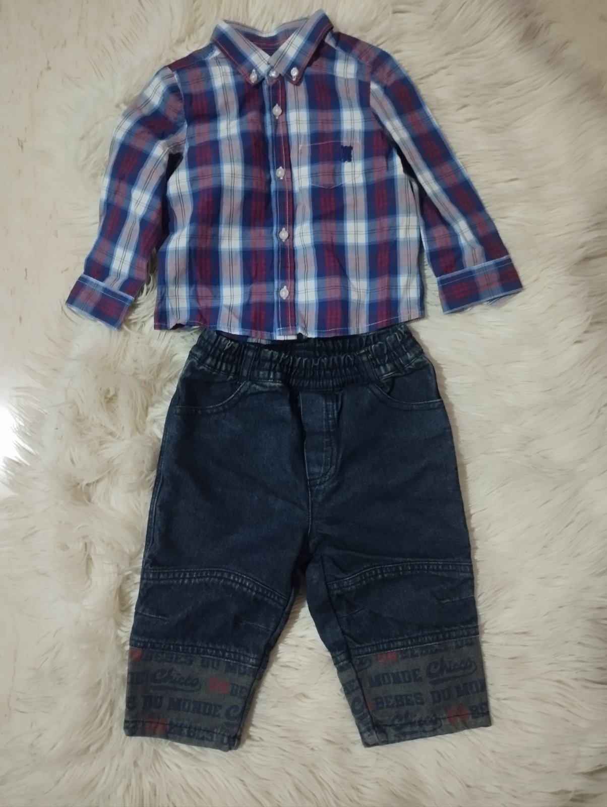 Pantalon et chemise bébé 