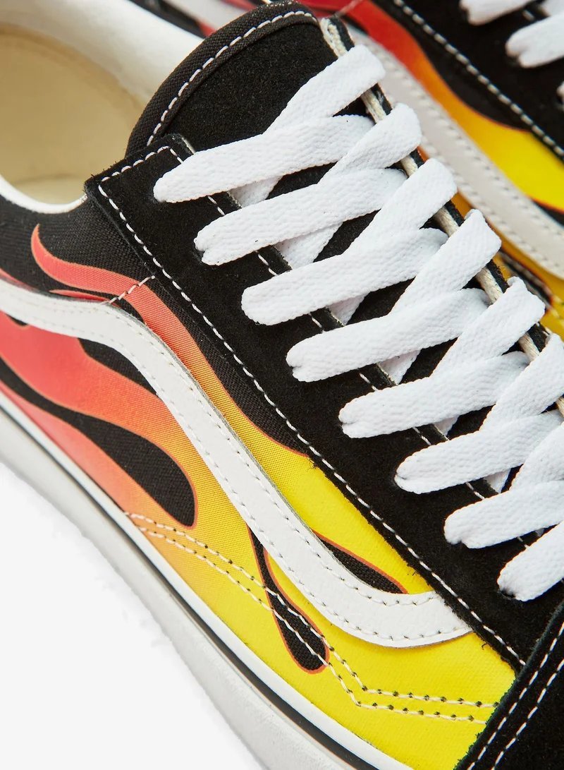Vans old skool flame