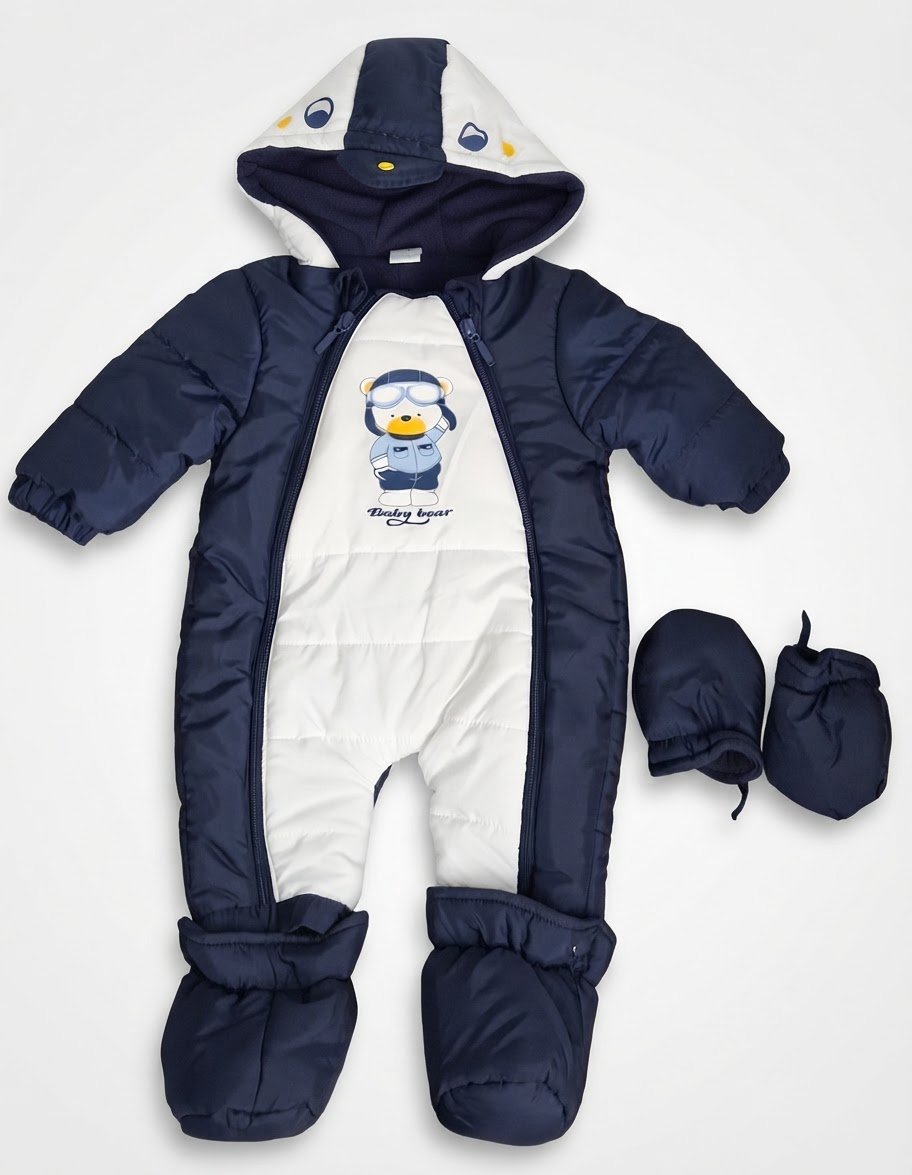🧸 Combinaison pilote bébé – Taille 3 à 6 mois