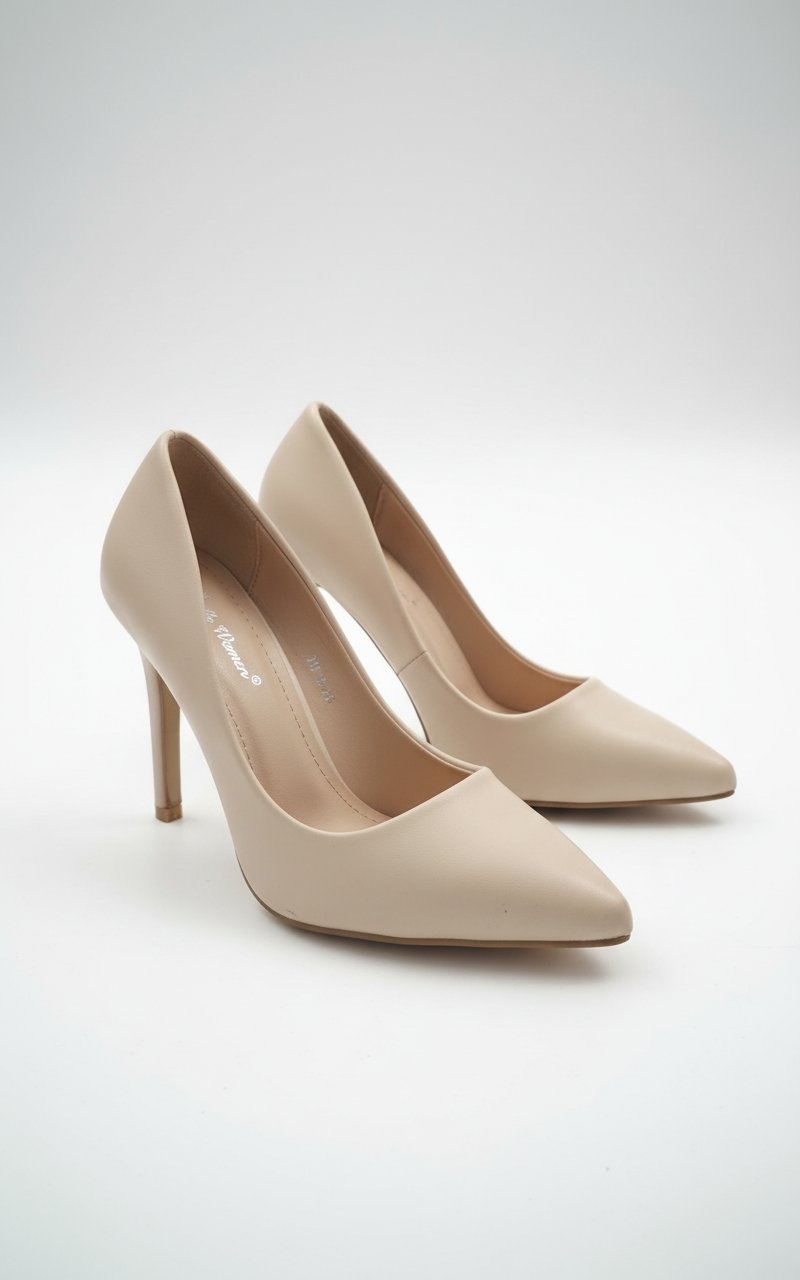 Escarpins nude élégants à talons – état impeccable 🤍
