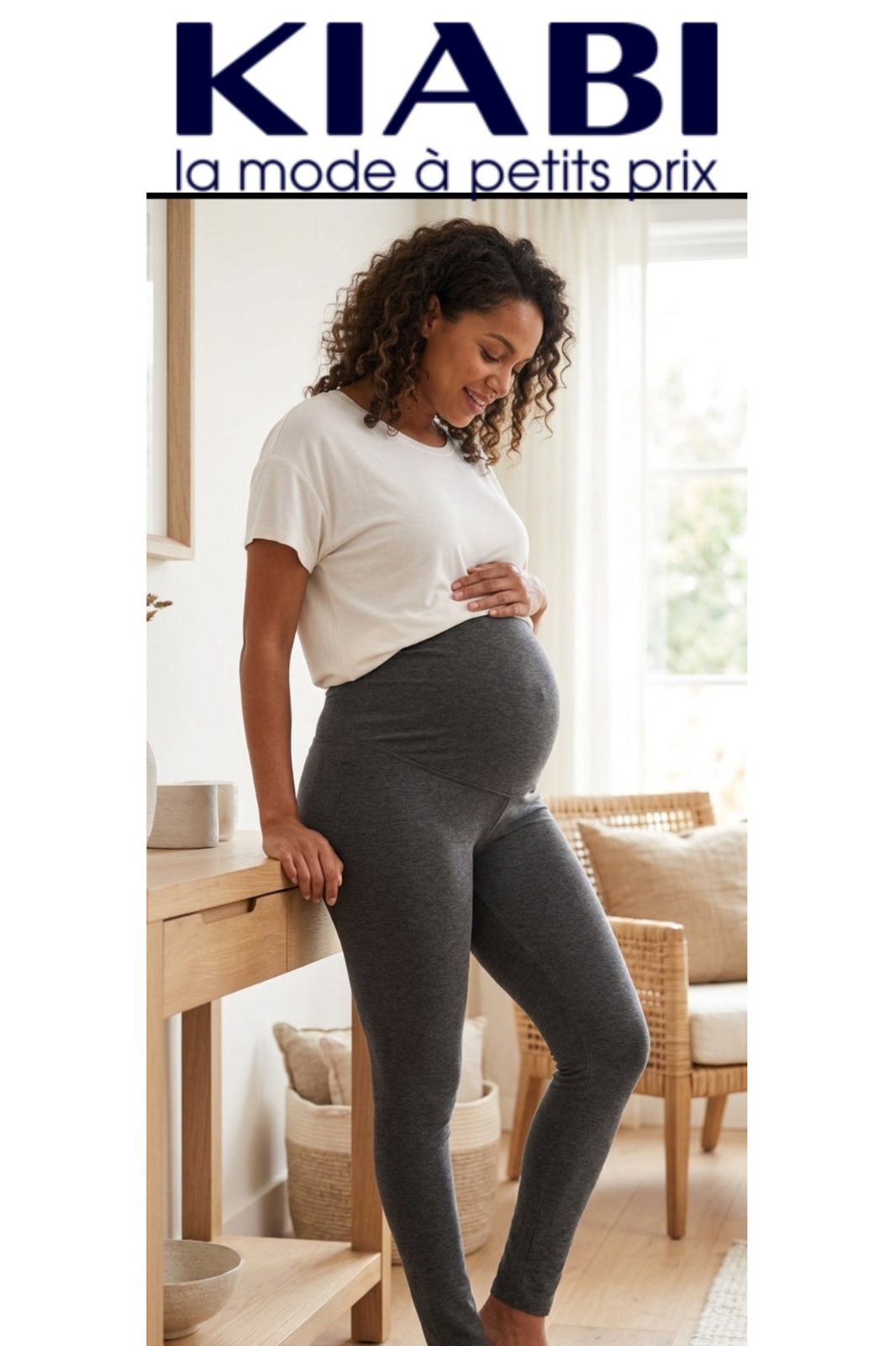 Legging de Grossesse  – Confort Absolu & Maintien Ventre 🤰🥰