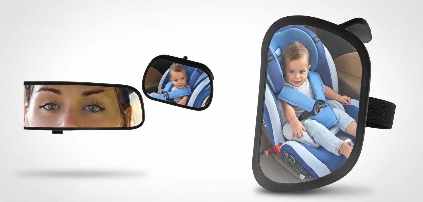 Rétroviseur voiture pour bébé 