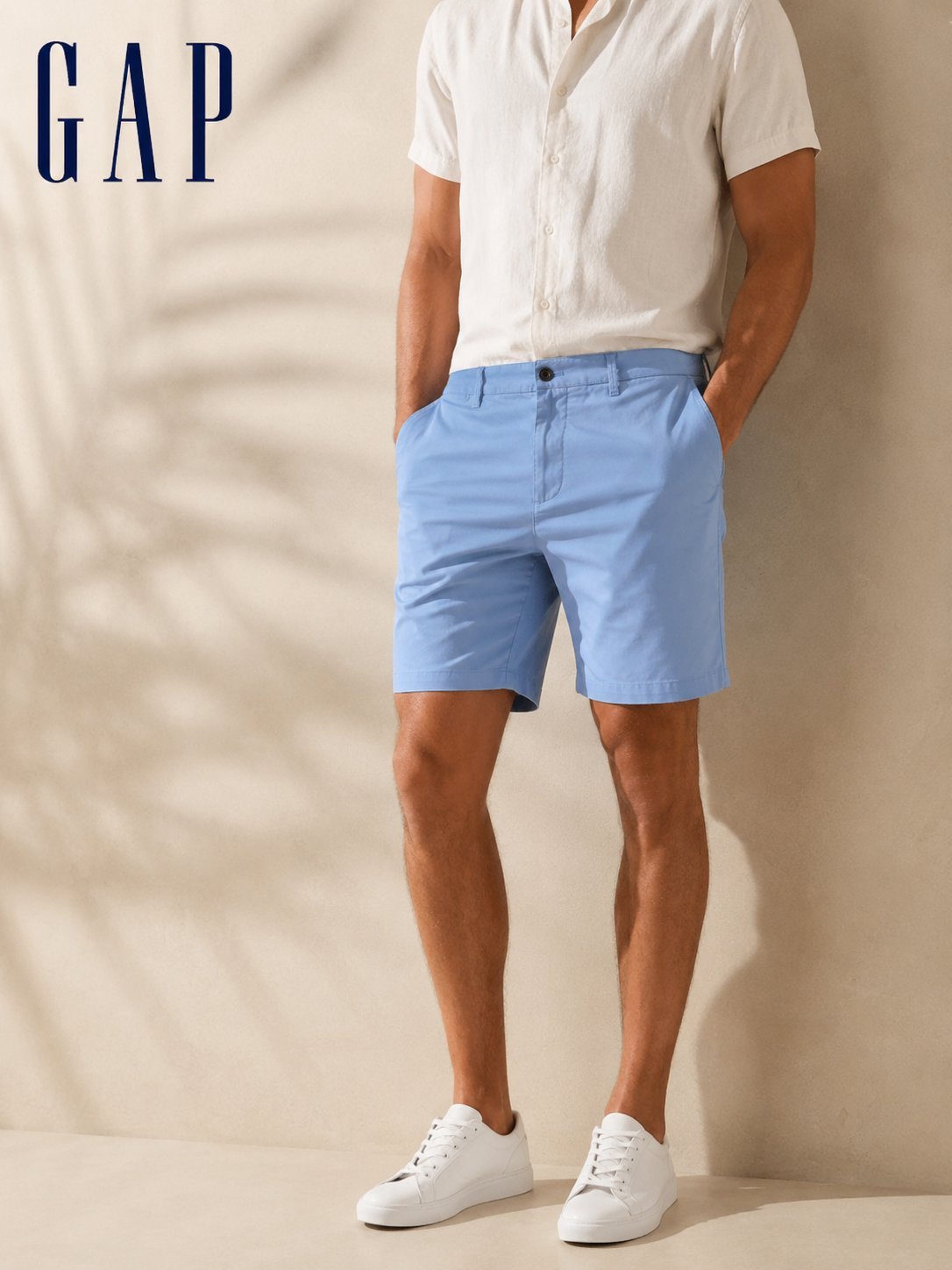 Short homme GAP bleu ciel – Taille 34 (équivalent M/L)