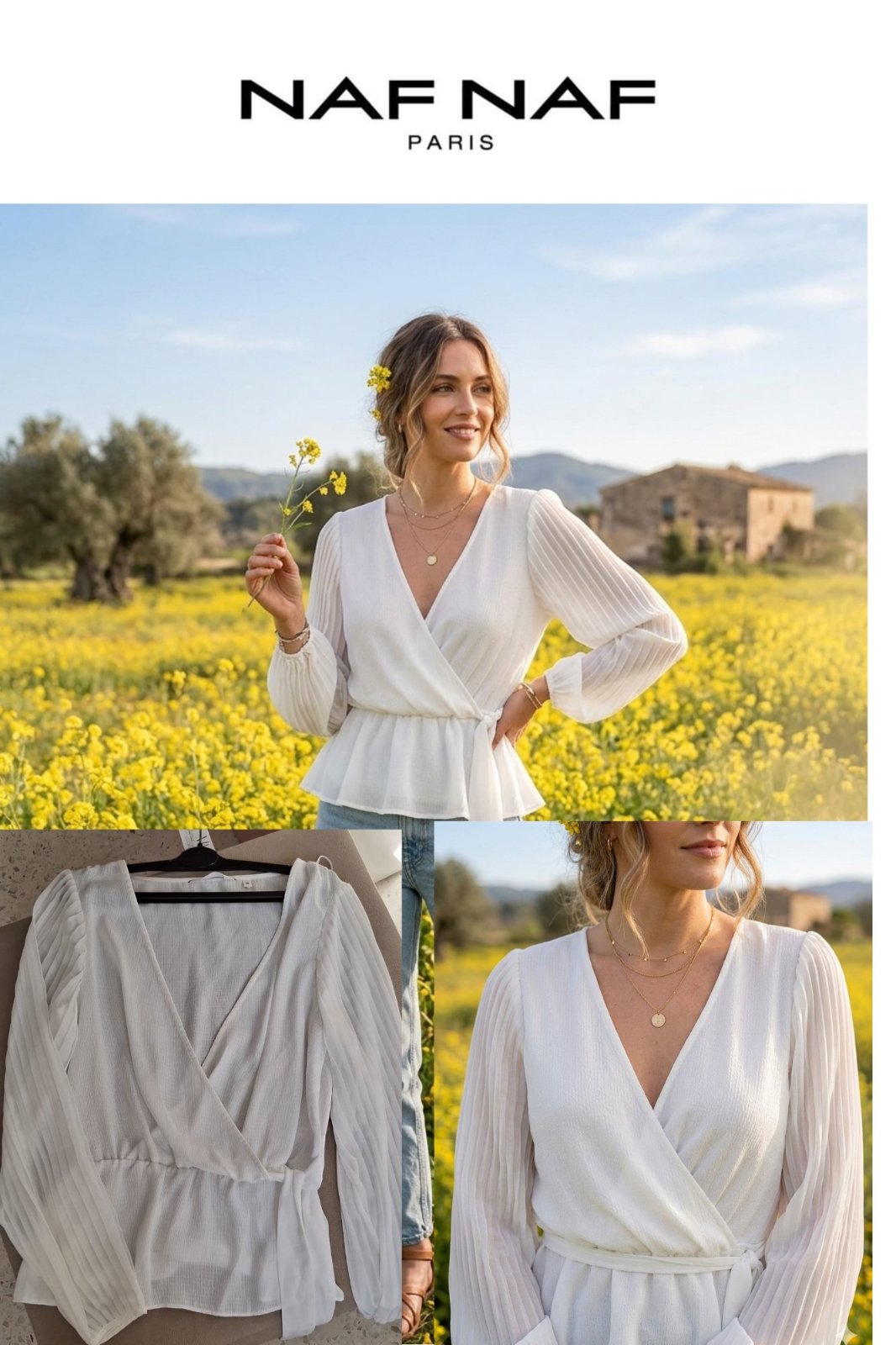 Chemise à Plis "Rayon de Soleil"☀️🔥