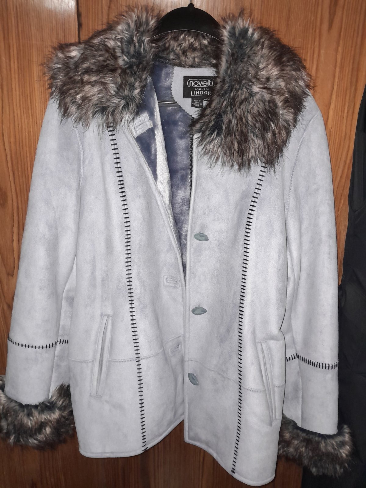 Manteau femme bleu clair 🩵