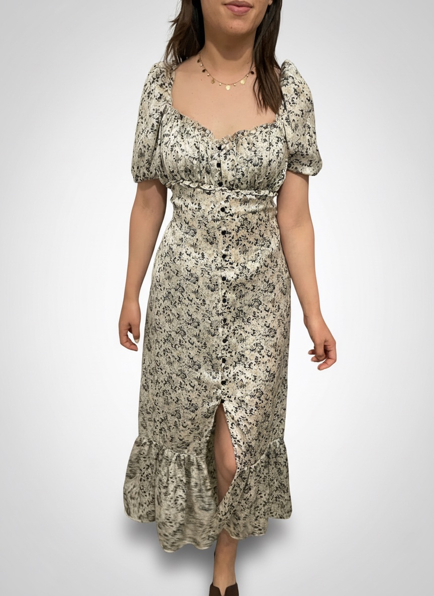 Robe zara satinee 
