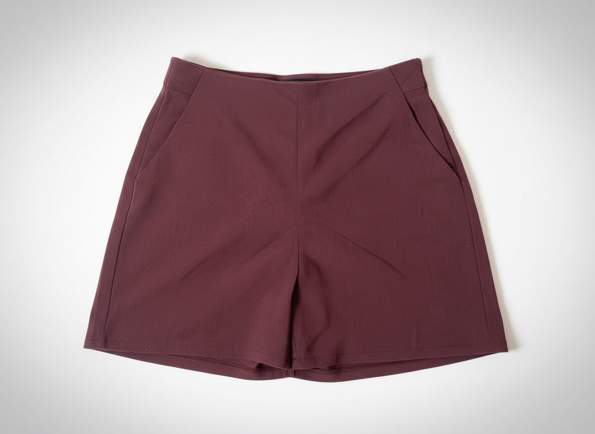 Short burgundy 