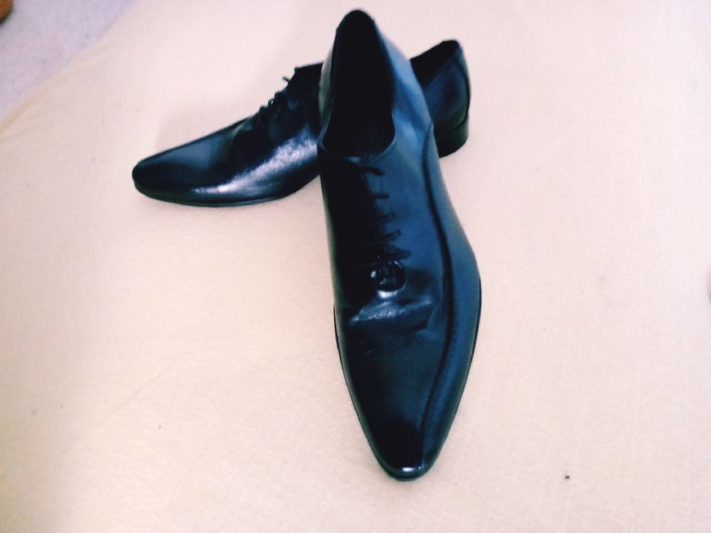 chaussures pour hommes cuir noir 