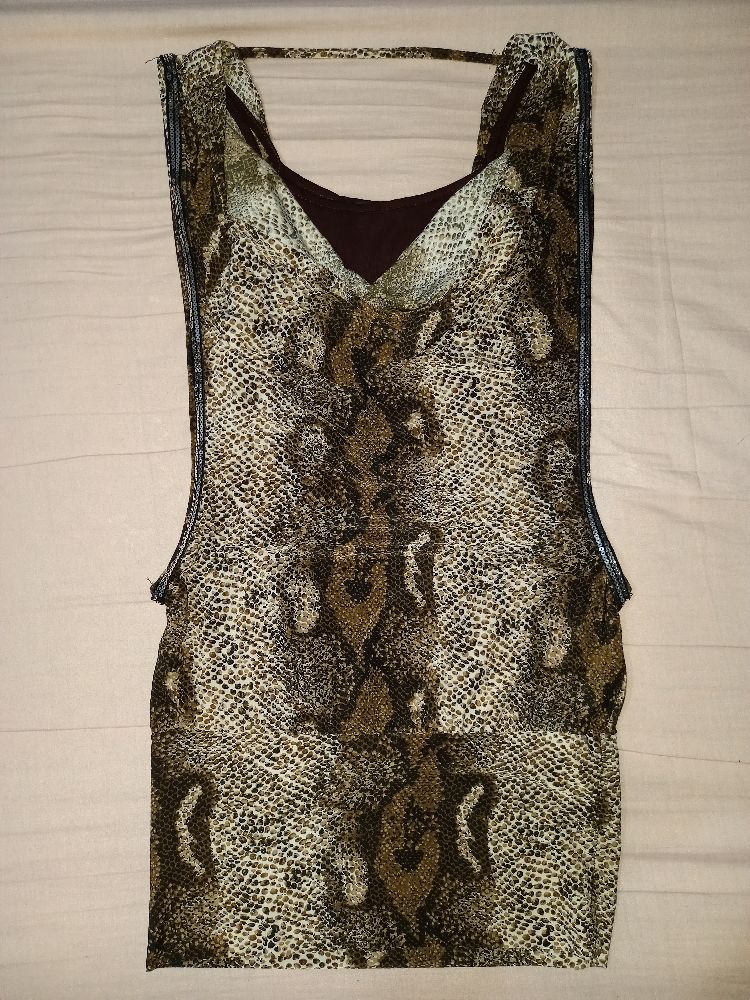 Robe ajusté tigré 