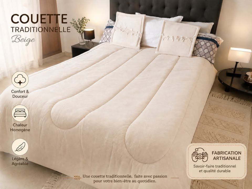 Couette traditionnelle artisanale