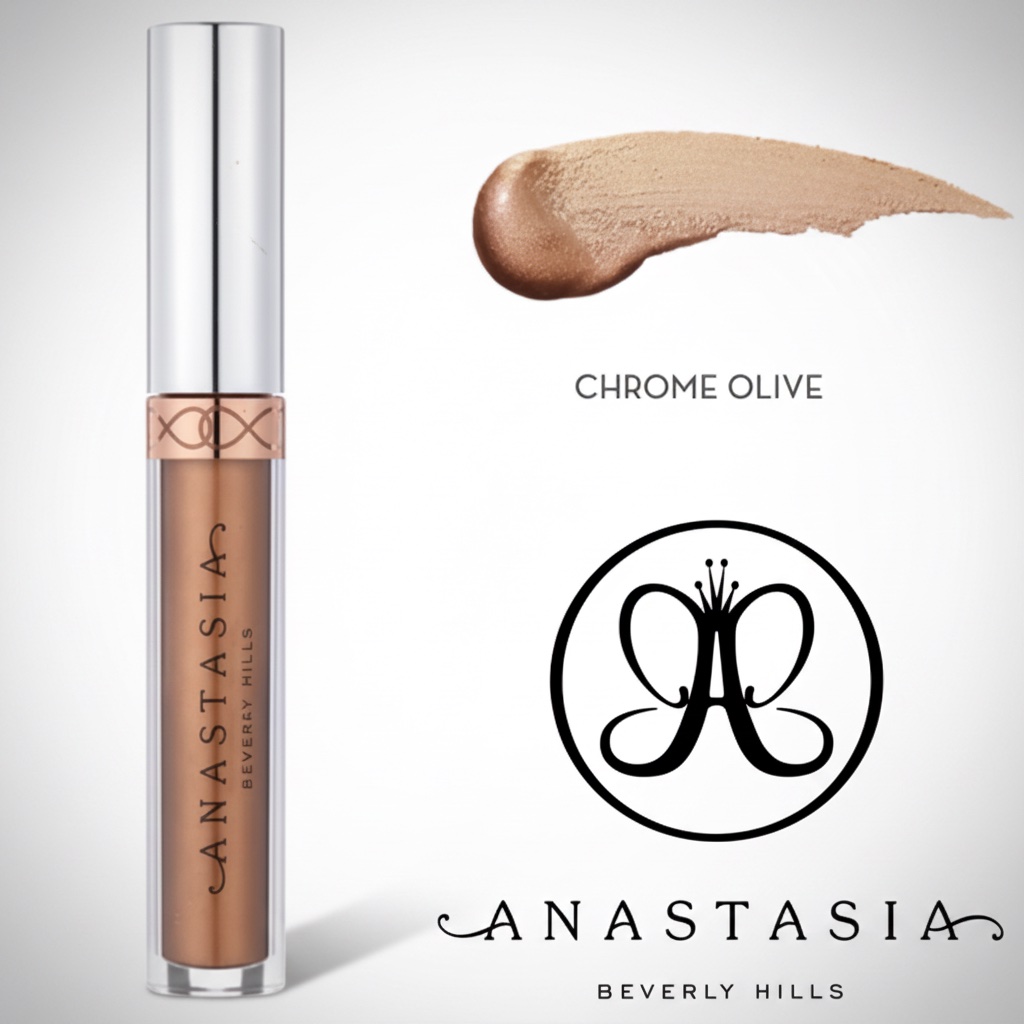 Hills Metallic Liquid Lipstick chrome olive