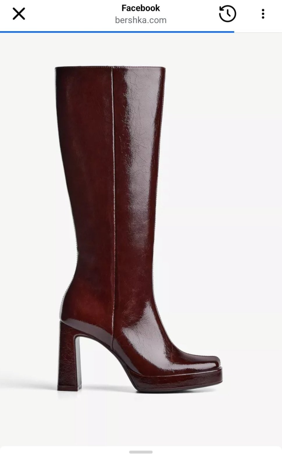 Bottes couleur bordeaux 