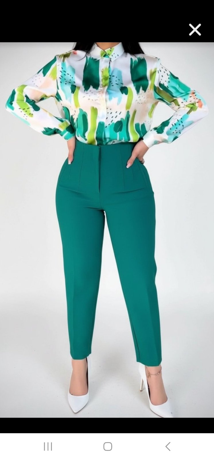 Pantalon coup zara