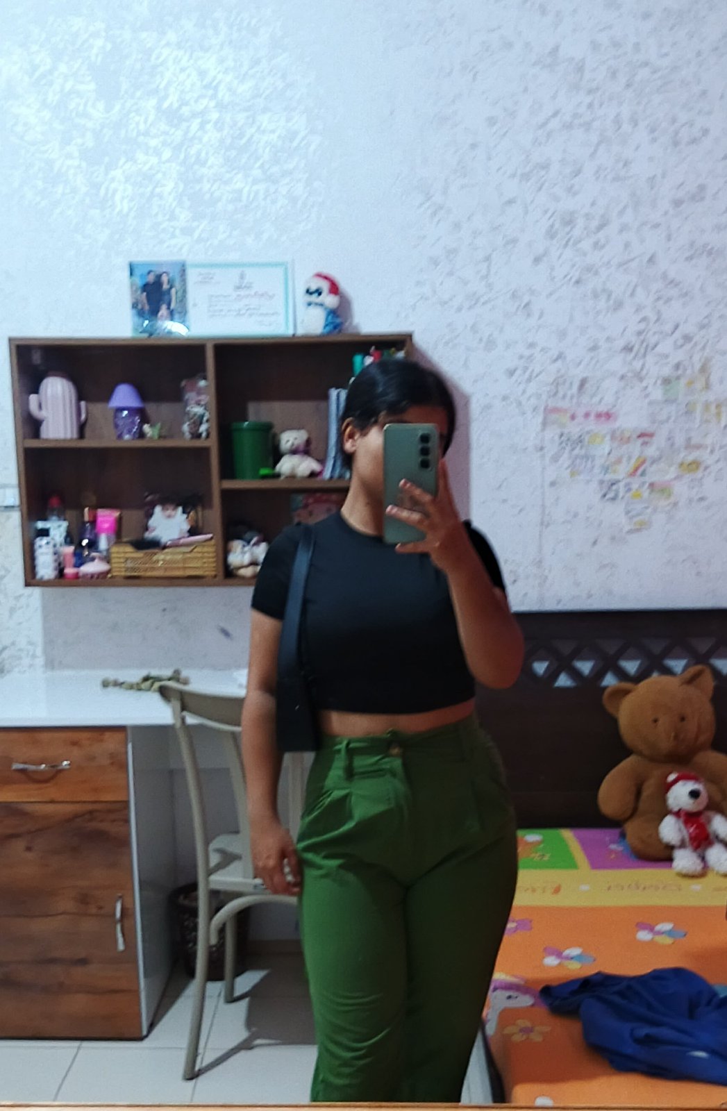 Pantalon vert stradivarius 