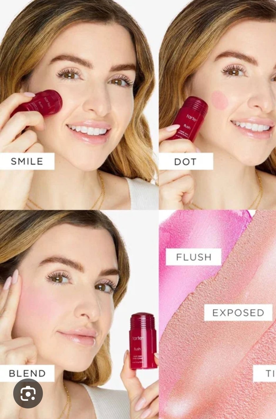                 Tarte Cheek Stain dans la teinte Flush est un fard à joues en stick 