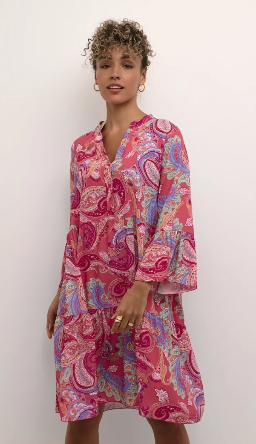 Robe tunique en rose 