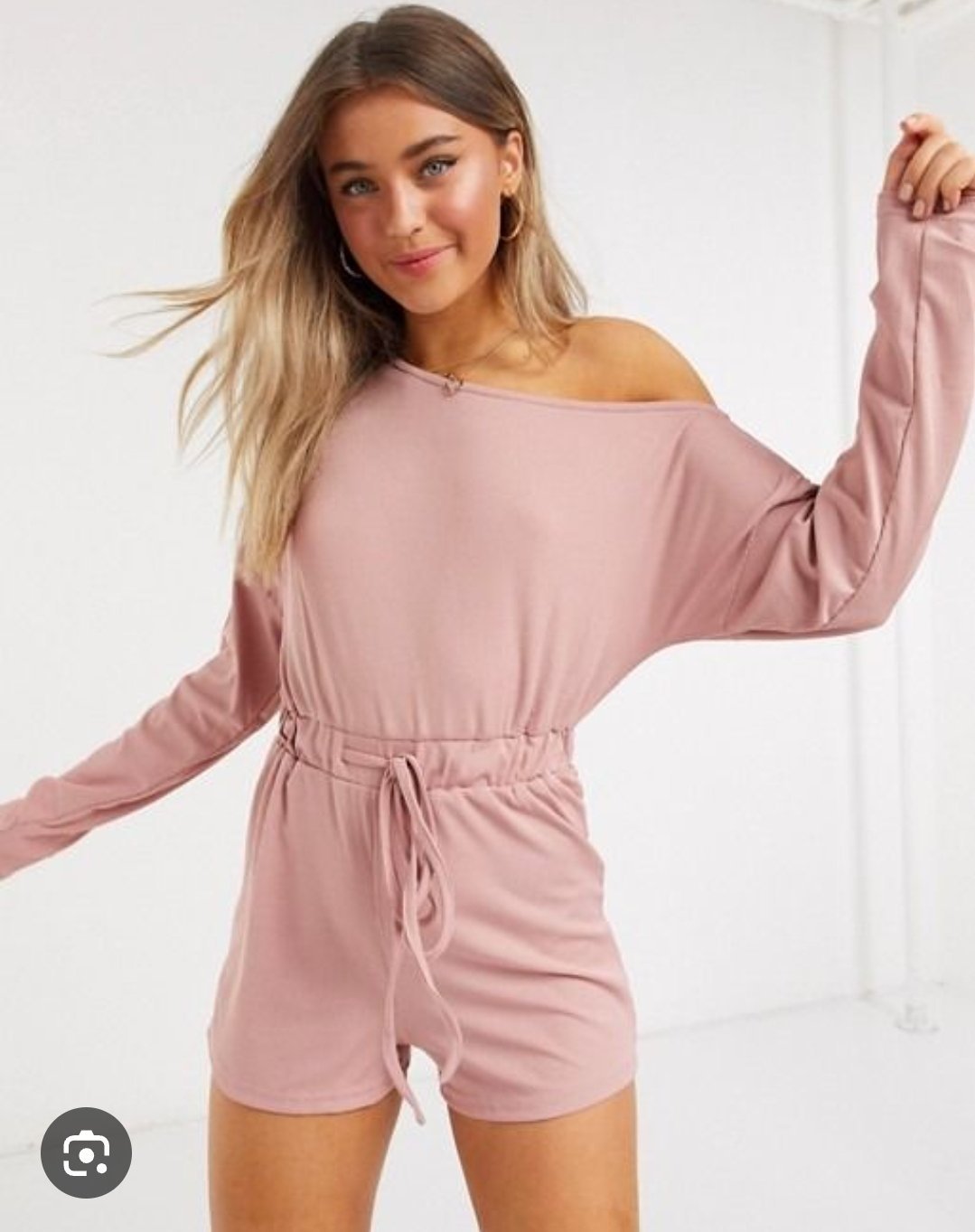 Combishort rose poudré 