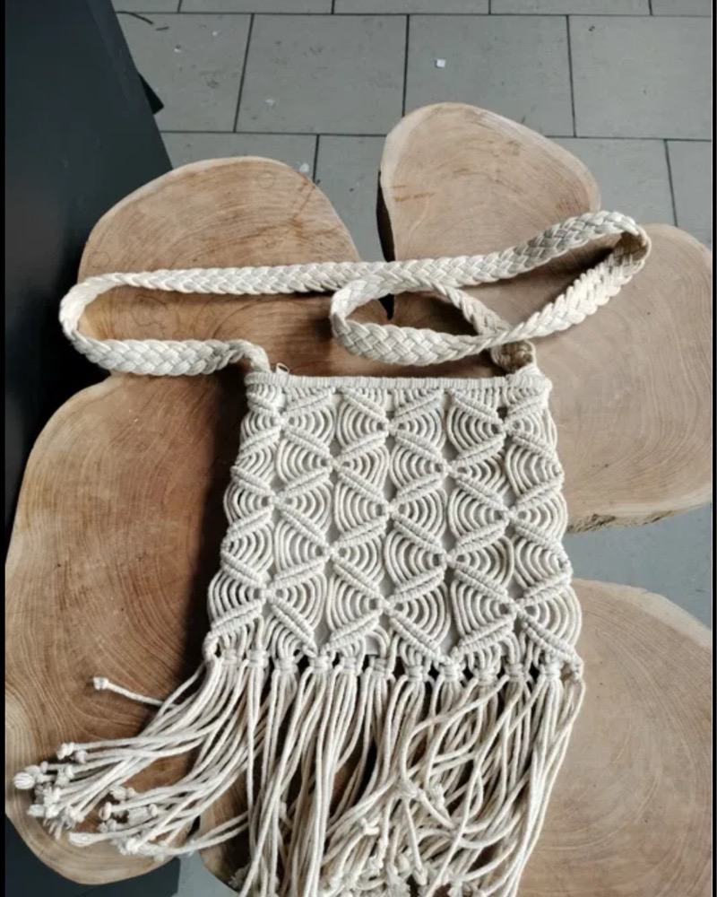 Sac en macramé 