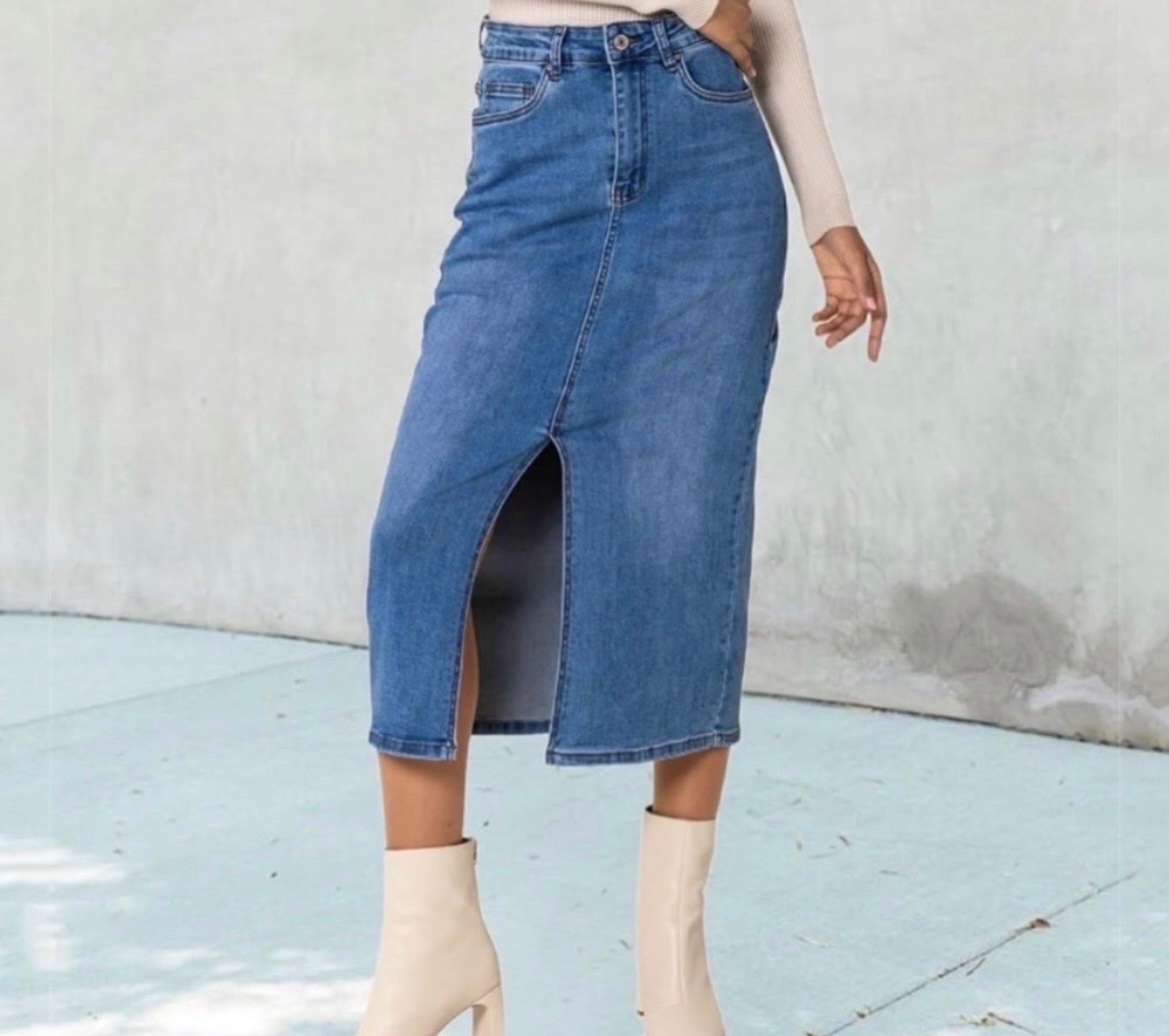 Jupe denim