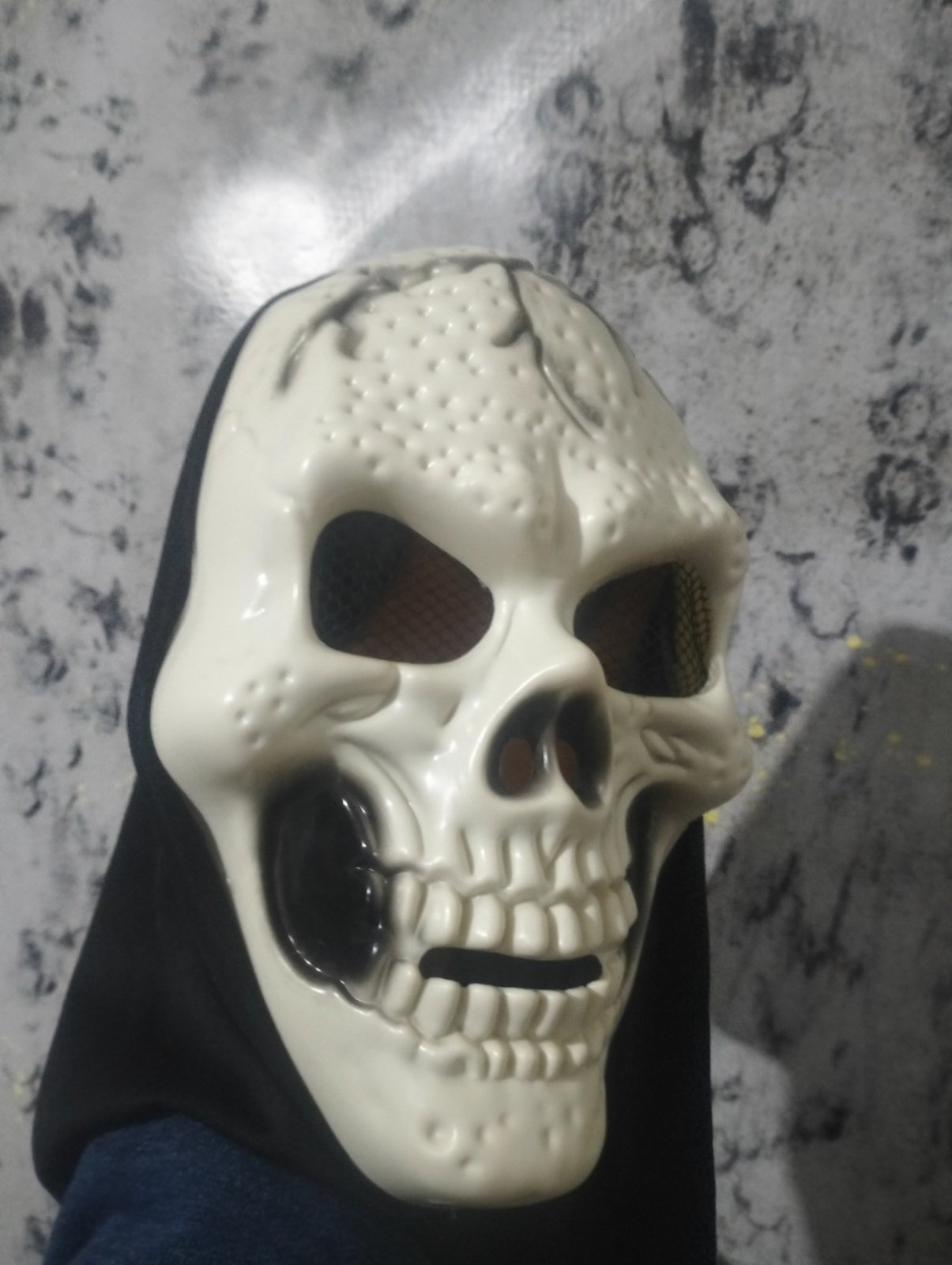 Masque Squelette avec Cagoule