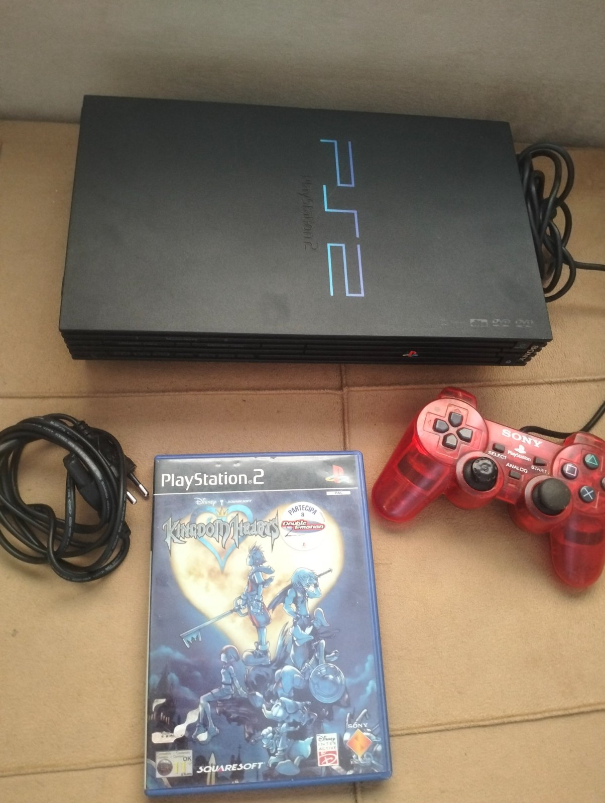 PS2 FAT + Kingdom Hearts 