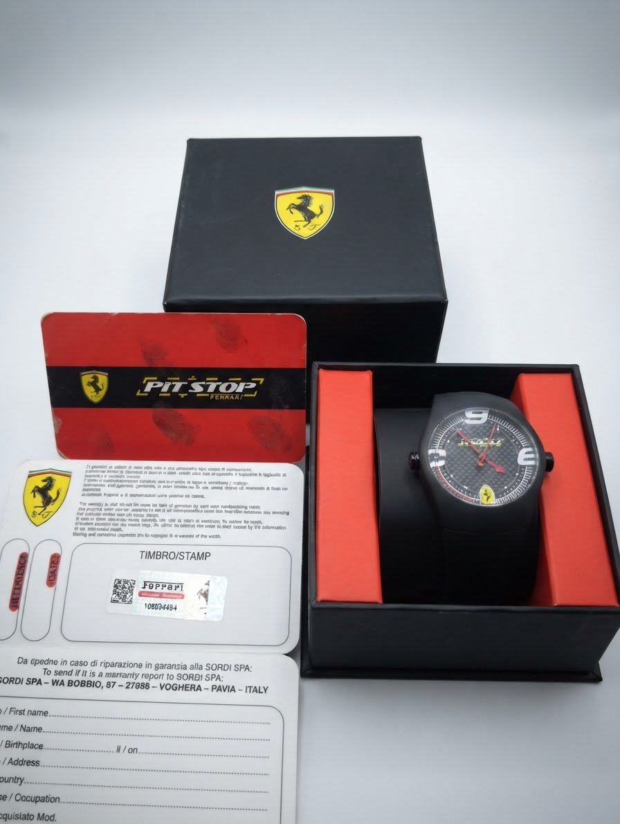 Ferrari Pit stop Original Importé Neuf