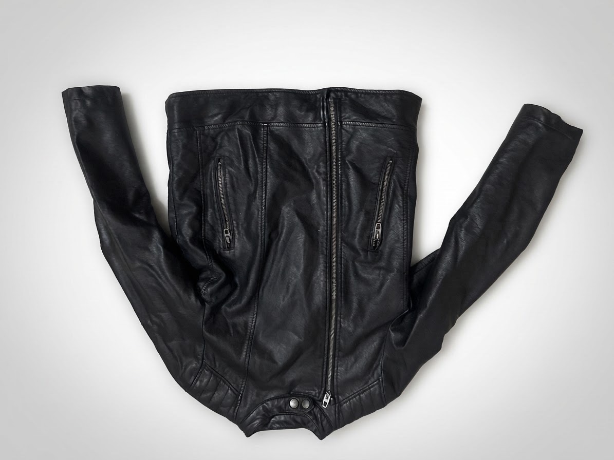 Veste cuir,Noir,Zara
