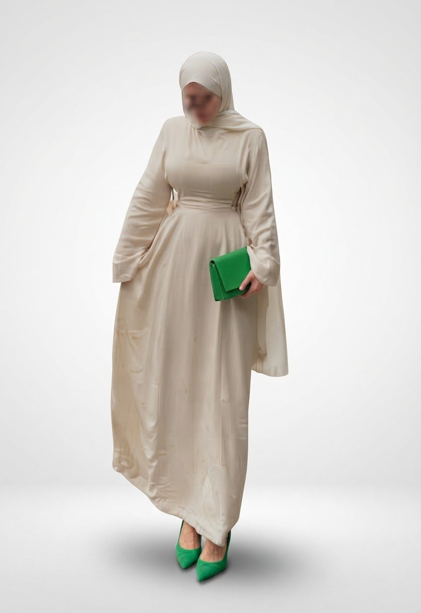 Robe beige 