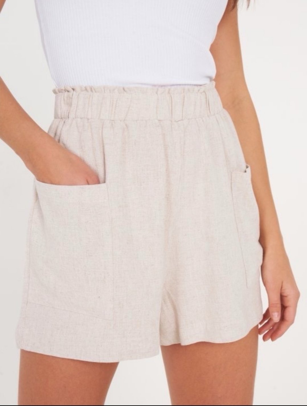Short en lin taille 38/40