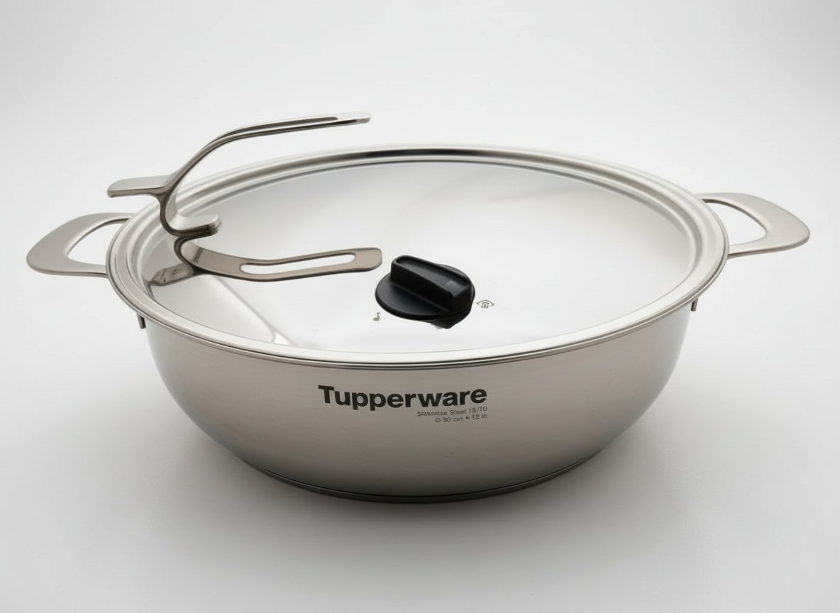 Tupperware Chef Series Pure Cookware Sautuse 5.7 Litre Cookware with Lid