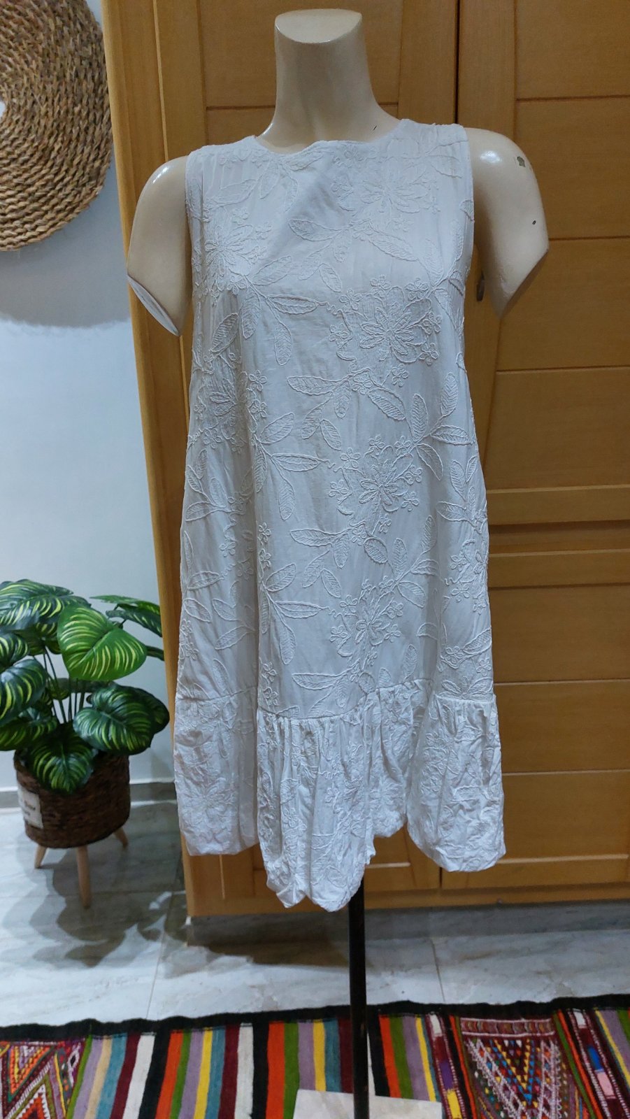 Robe blanche courte