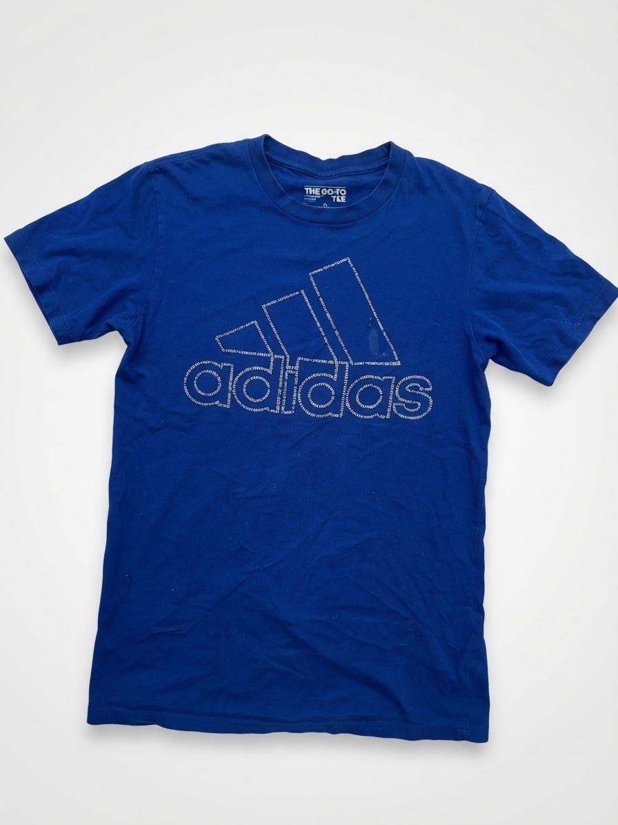 T-shirt adidas bleu roi unisex authentic  100% coton