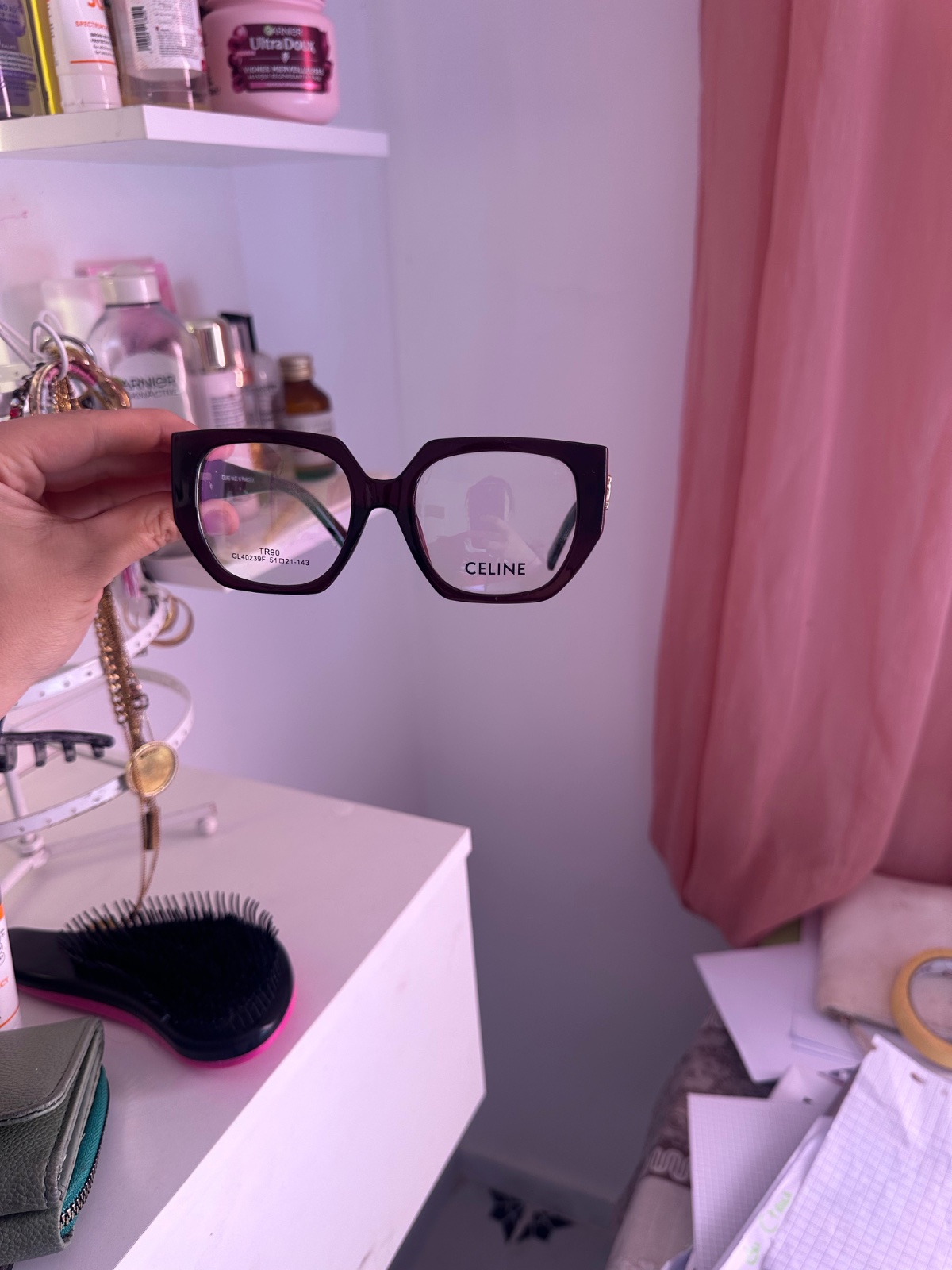 Lunette celine importation 🇫🇷 incassable burgendy tres classe et chic